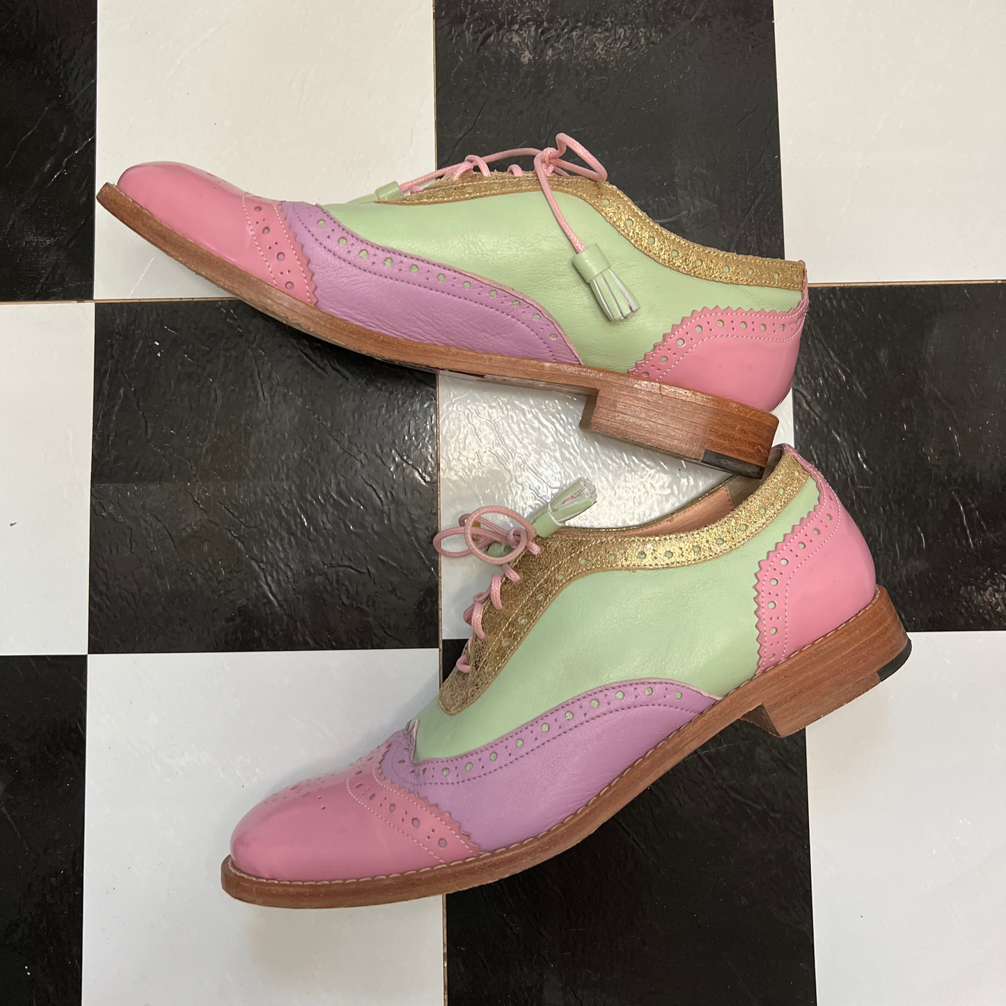 ABO Leather Handmade Brogue Shoes