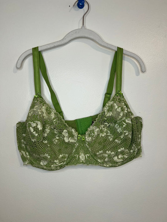 Adore Me Green Lace Bra