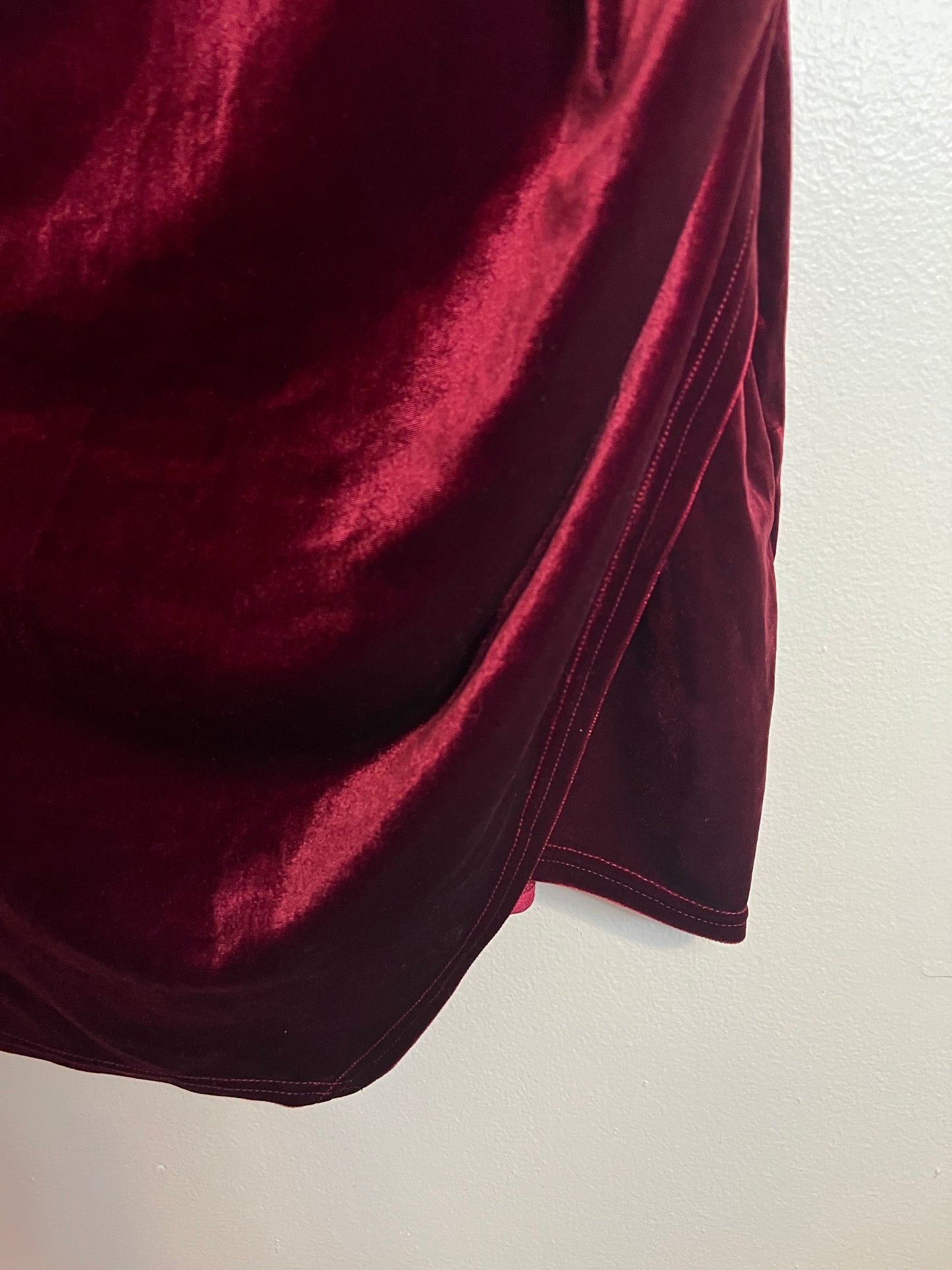 Forever 21 Red Velvet Dress