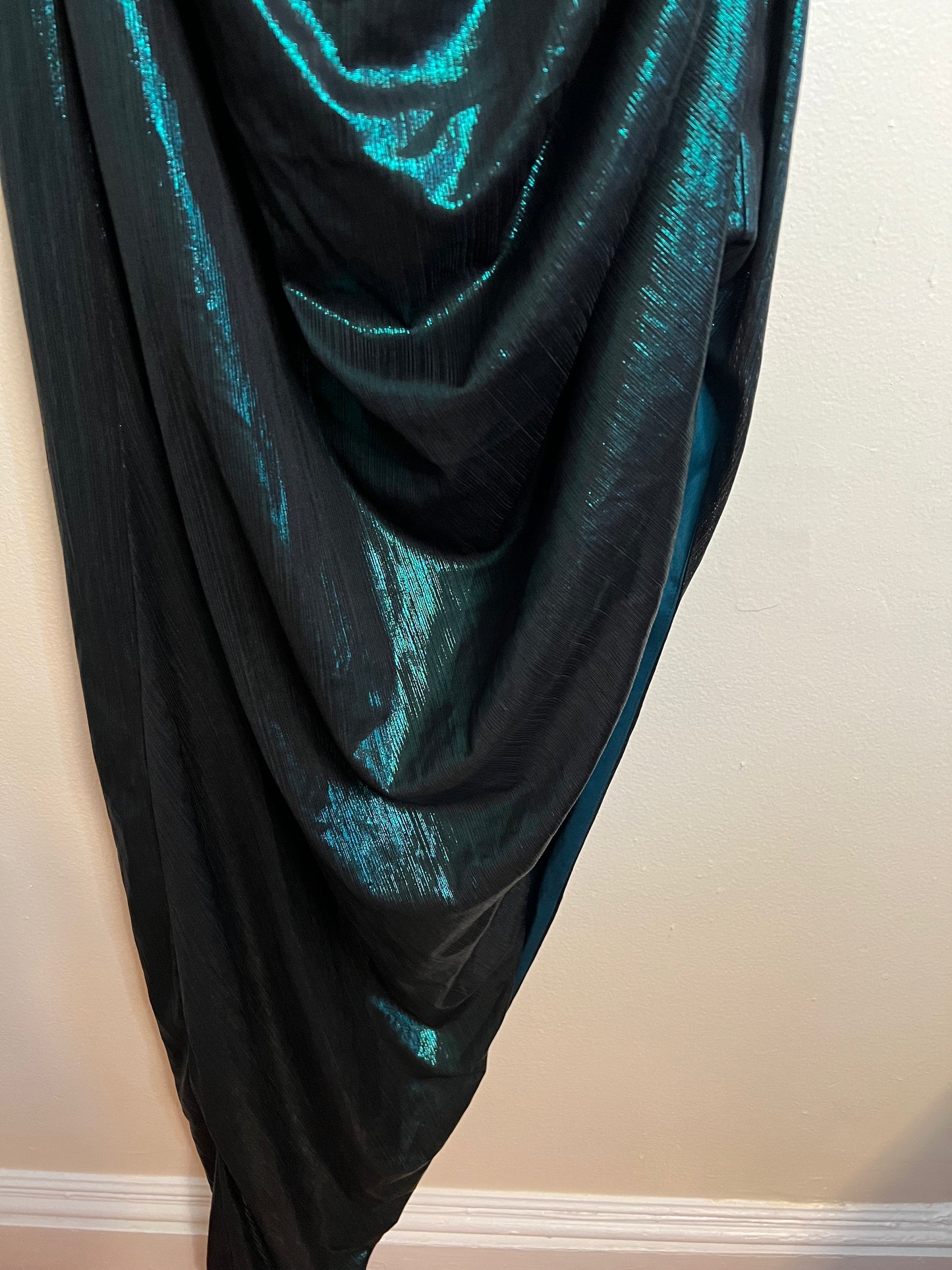 Fashion Nova Drinks All Night Green Dress Halter Neck