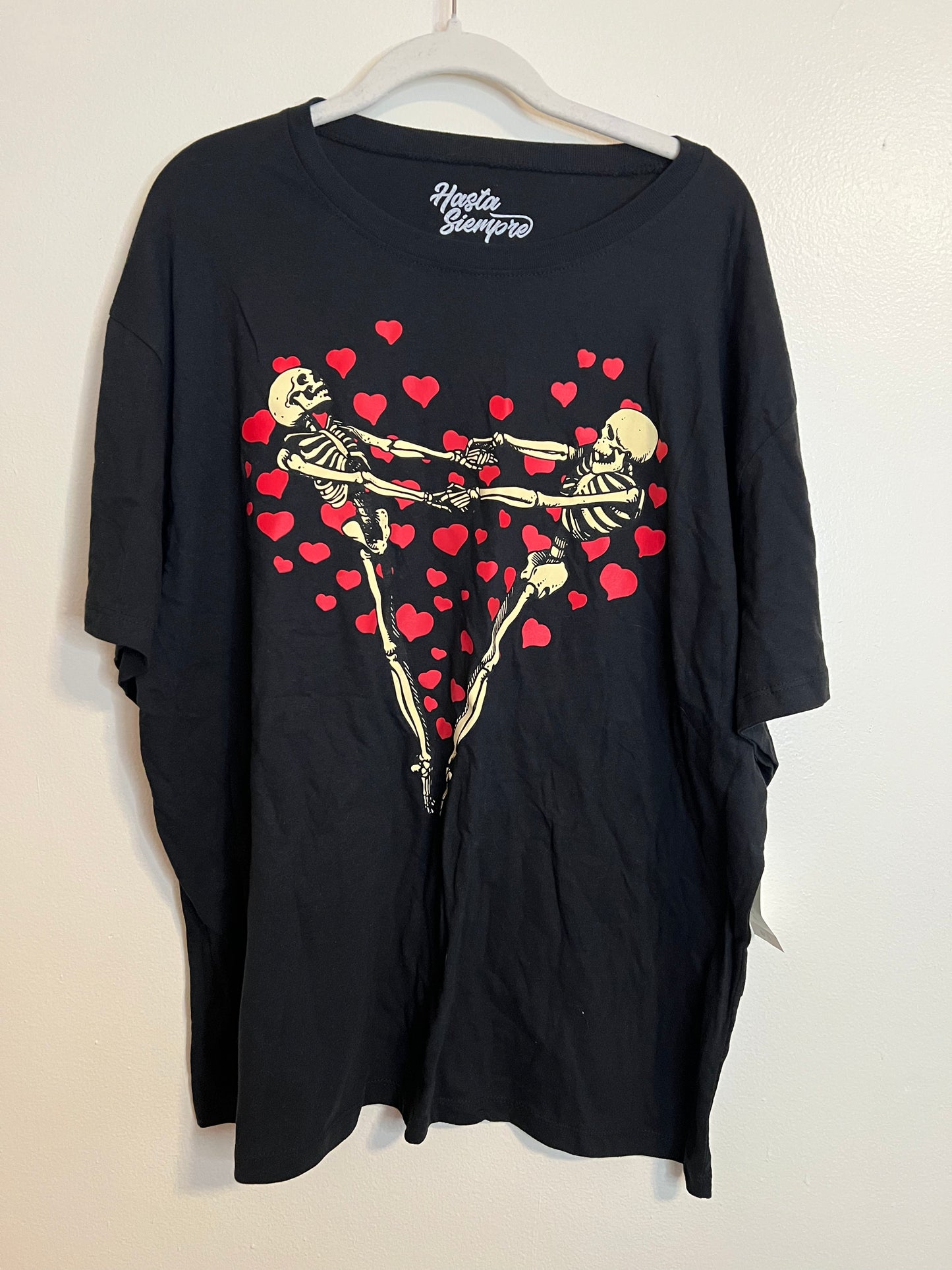 Skeletons In Love Tshirt Short Sleeve