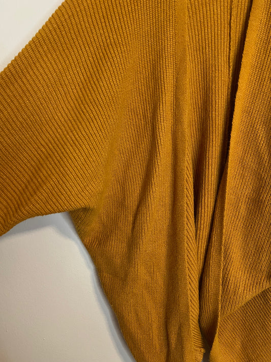 Forever 21 Mustard Yellow Cardigan Sweater
