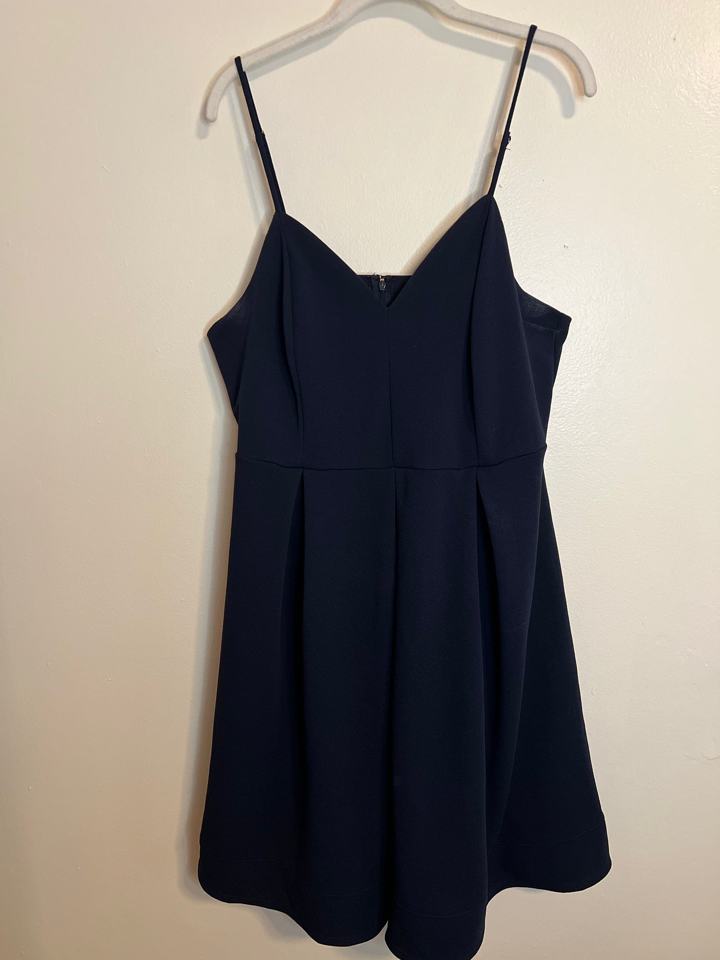 Fervour Navy Blue ModCloth Fit And Flare Dress