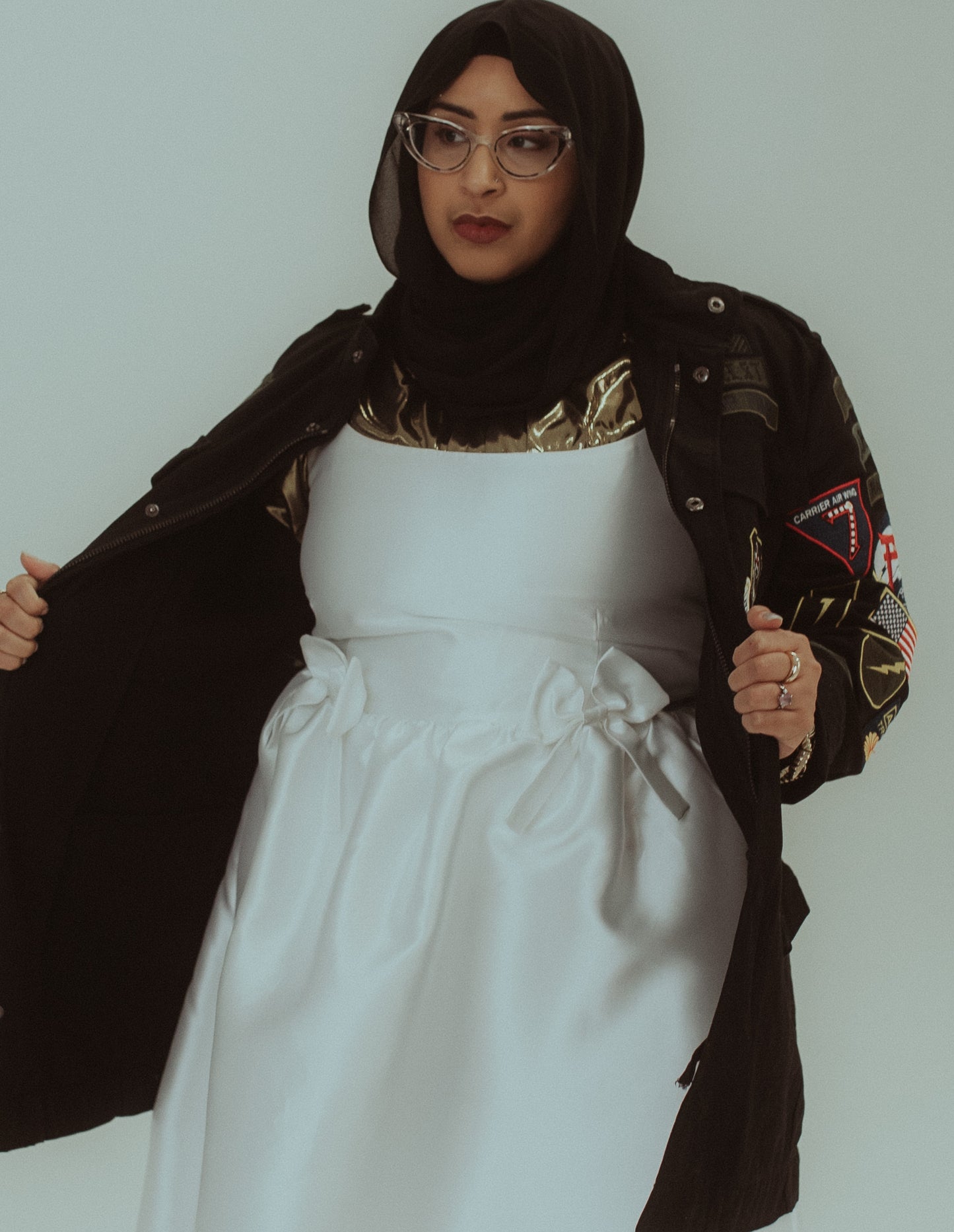 Lulu's White Midi Wedding Dress