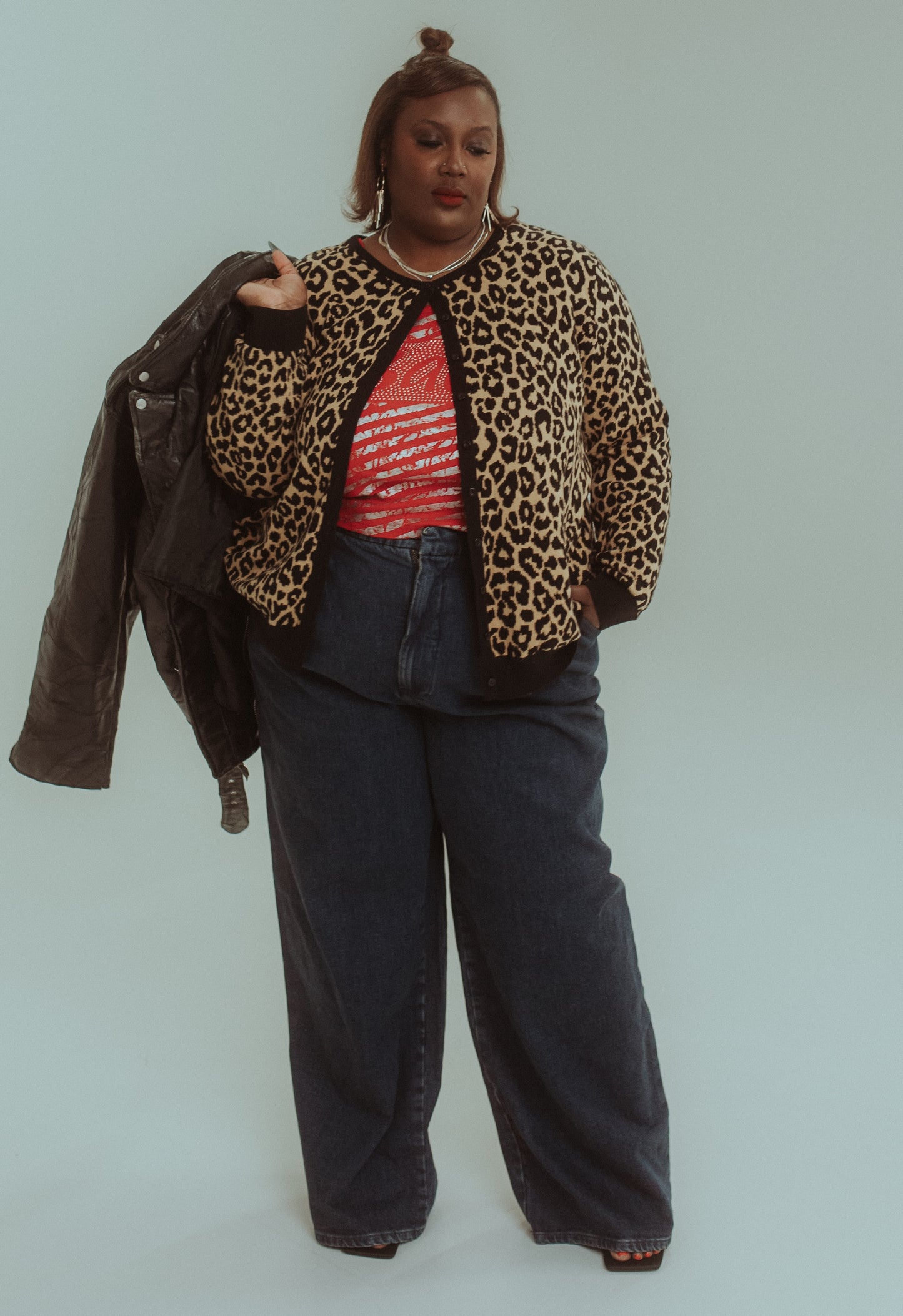 Good American Wide Leg Jeans