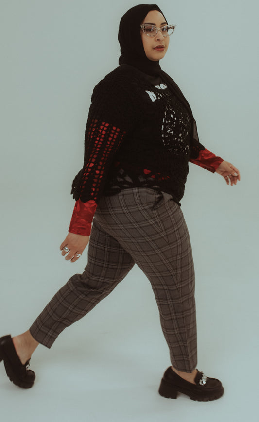 Anne Klein Plaid Pants