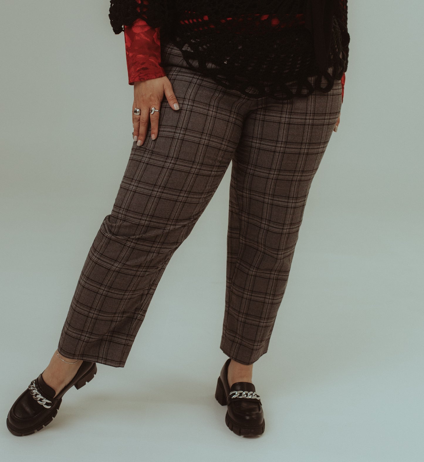 Anne Klein Plaid Pants