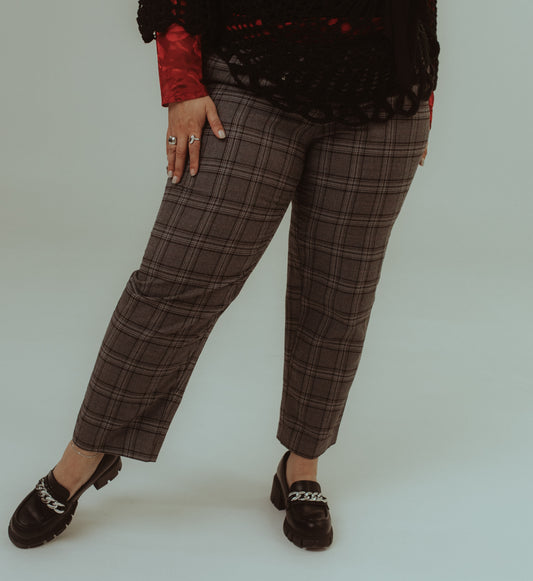 Anne Klein Plaid Pants
