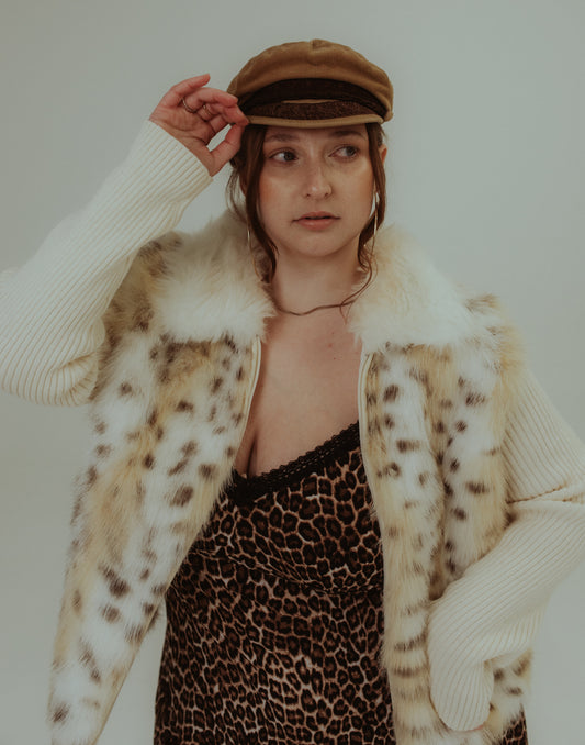 Capri Y2K Faux Fur Jacket