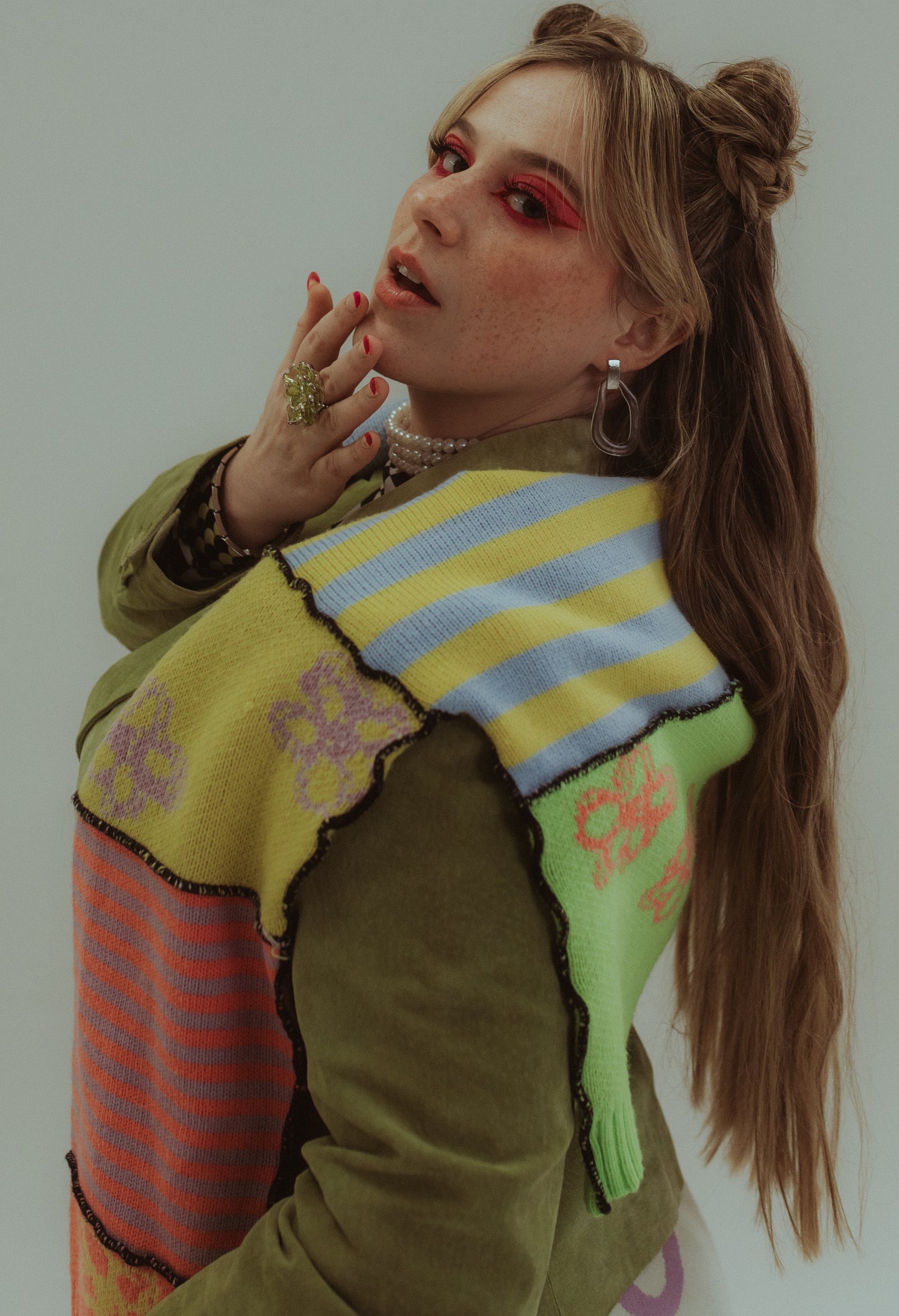 The Ragged Priest Patchwork Sweater