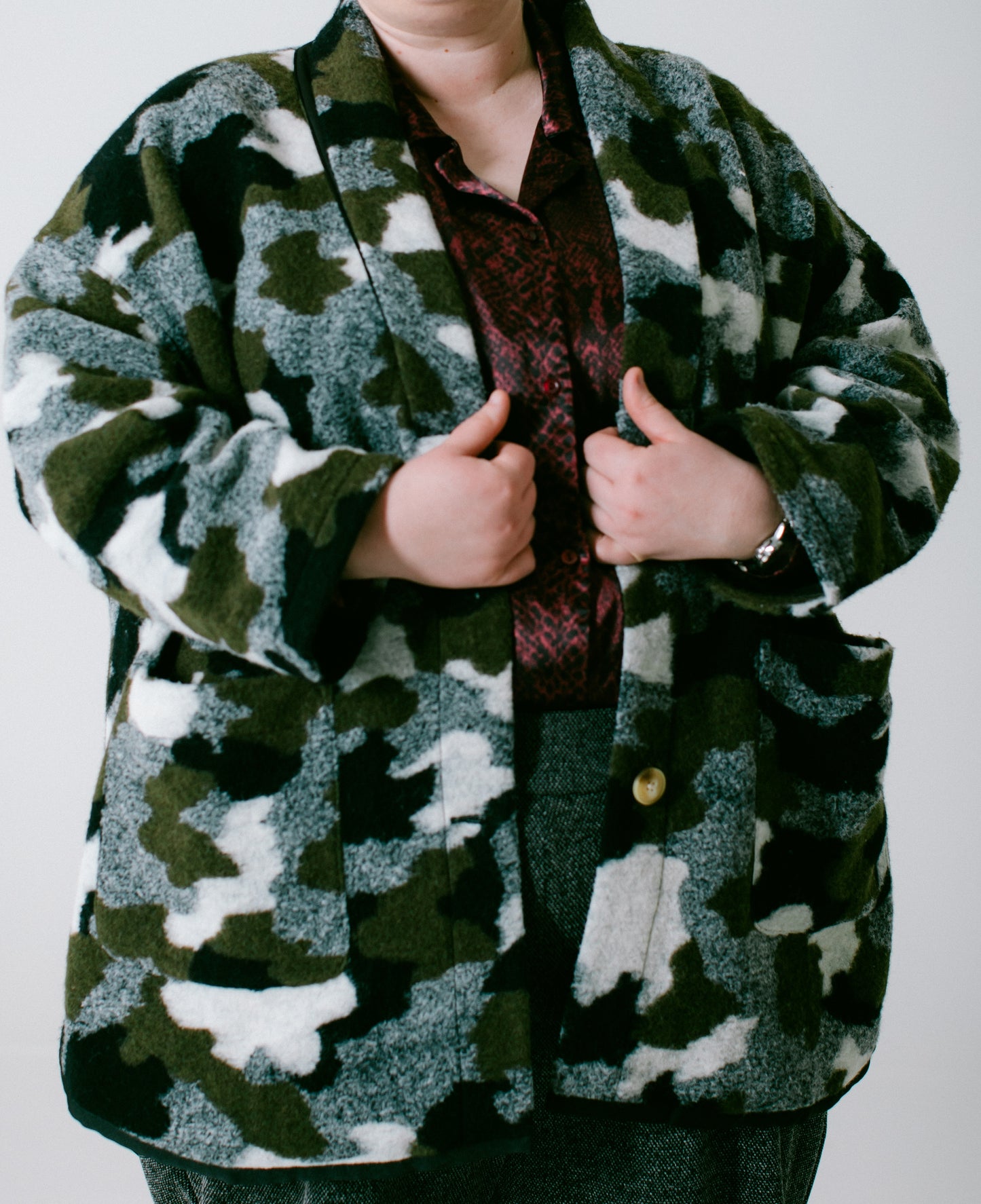 See Rose Go Camo Jacket