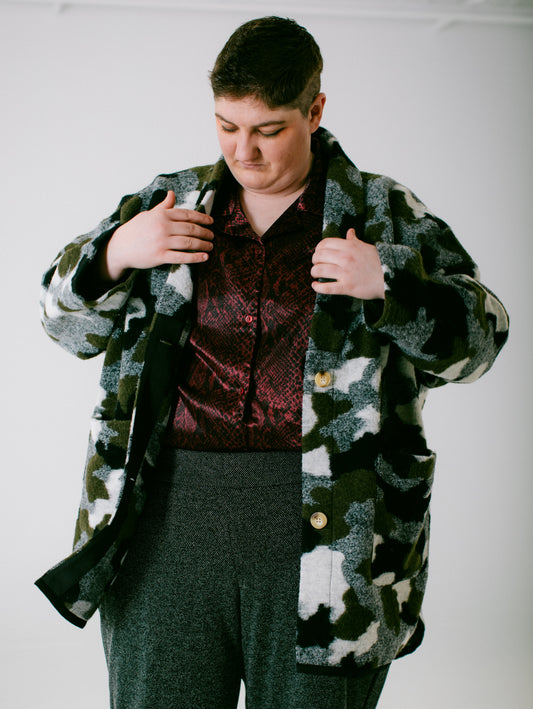 See Rose Go Camo Jacket