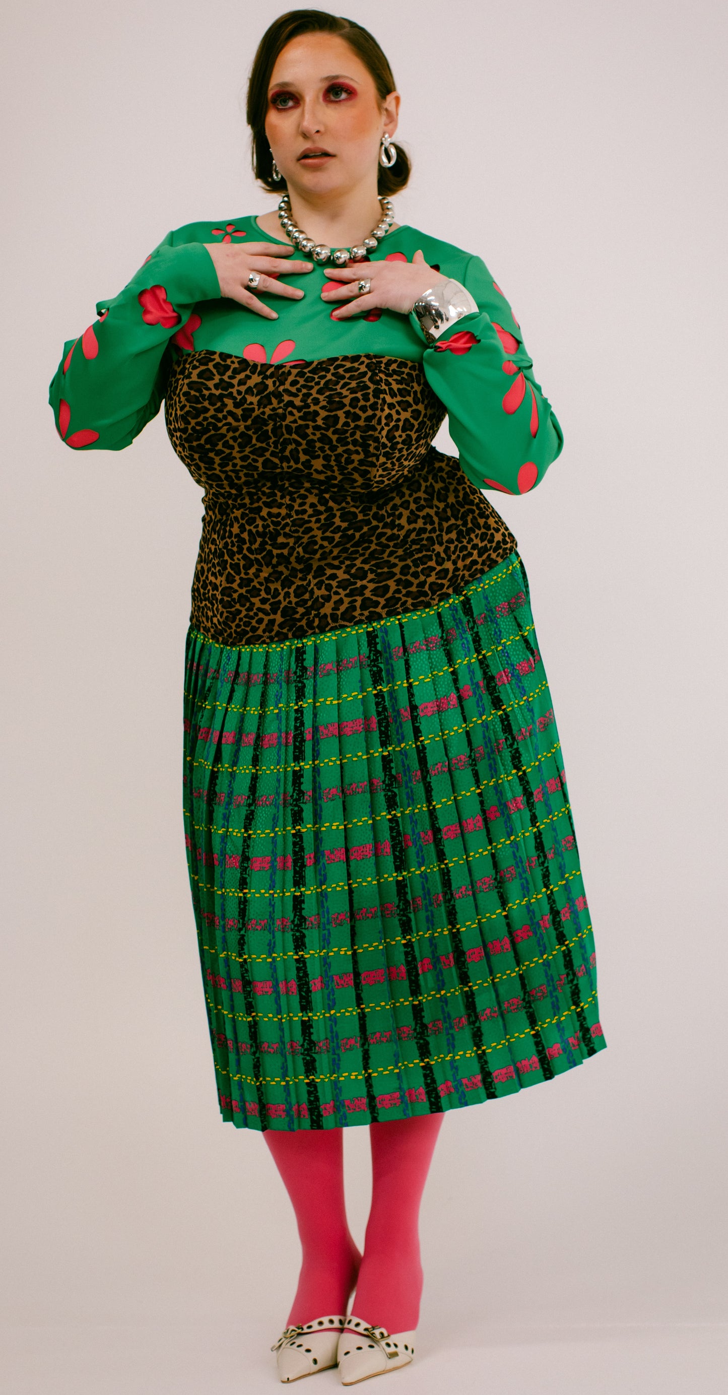 Vintage Andrea Gayle Plaid Skirt